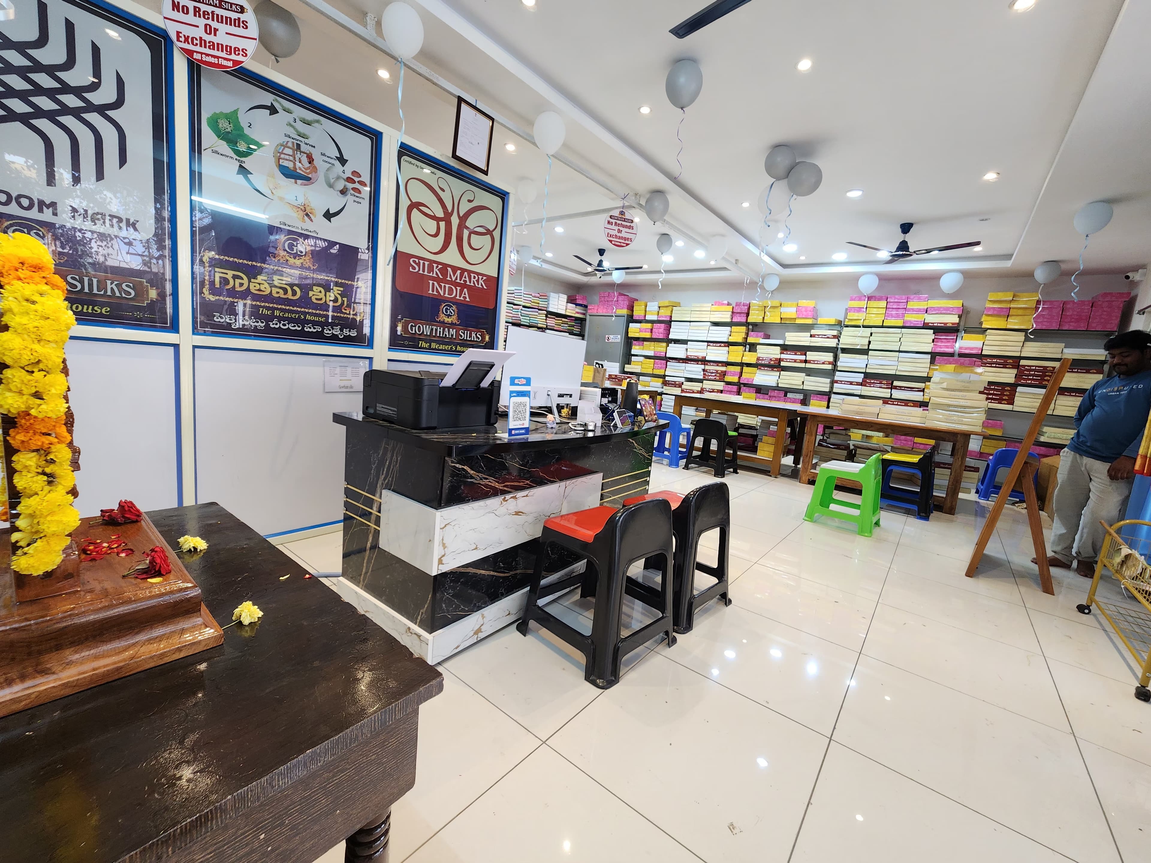 Inside Gowtham Silks Store - Collection View